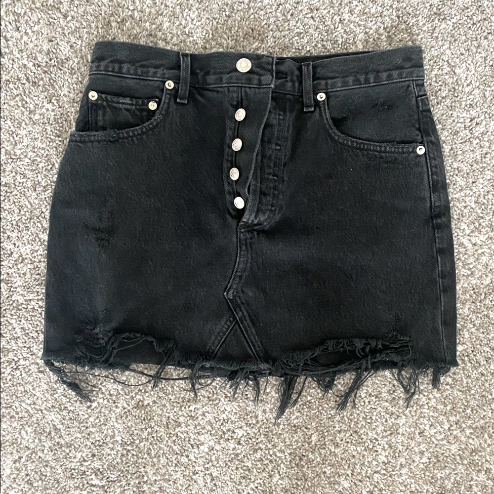 Agolde mini skirt